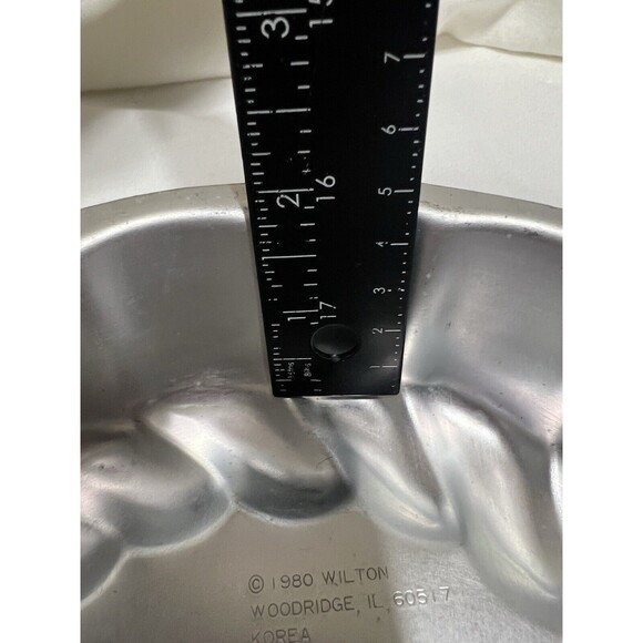 Vintage Wilton Easter Egg Basket #502-1727 Cake Pan 1980 Aluminum Spring - X - Picture 6 of 8